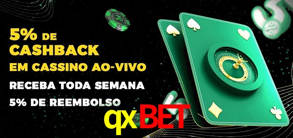 Promoções do cassino ao Vivo qxbet